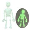 Halloween Skeleton Refrigerator Magnet 3D Printed Poseable Skeleton Figurine with Movable Joints Articulated Skeleton Fridge Magnetic Decoration