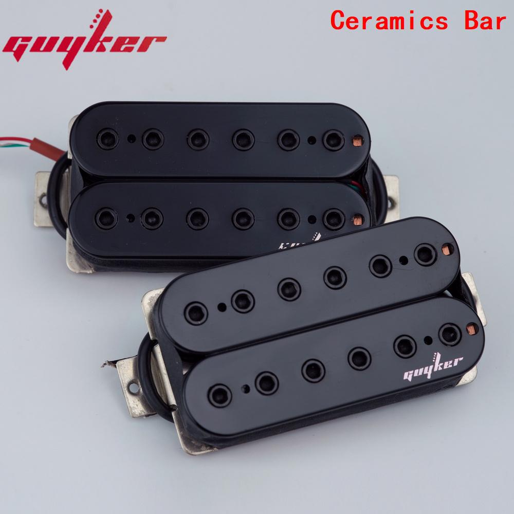 Guyker Electric Guitar Humbucker Pickups Double Coil Guitar Bridge Pickup  Neck Pickups Set - Black
