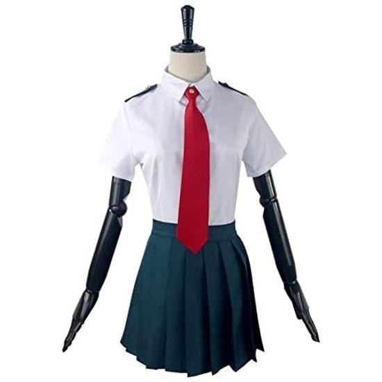 Essri My Hero Academia cosplay costume Uraraka Ochako Tsuyu Asui Heroaca uniform anime festival school cultural exhibition Halloween Christmas holiday