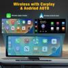 10.26-Inch WiFi Wireless CarPlay Dash Cam with Night Vision & Navigation