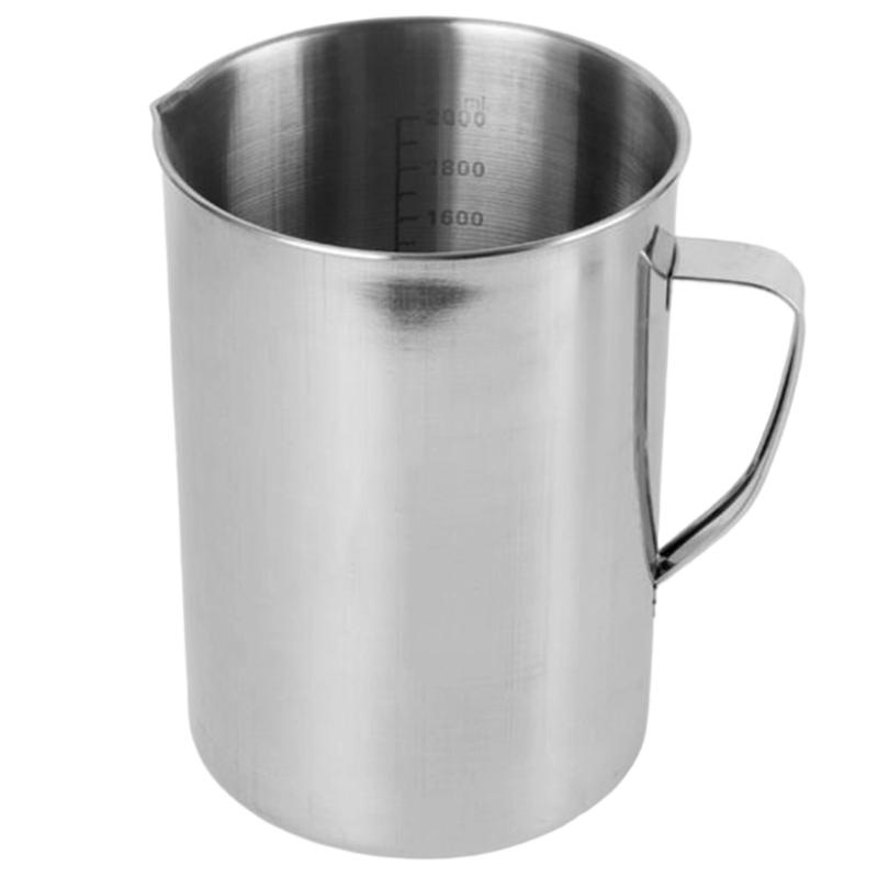 Nonrust Steel Measuring Cup With Precise Measurement Marking For Baking Cooking And Mixing Ergonomic Handle Durable Kitchen Tool