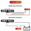 6Led Motorcycle Headlight Spotlights Electric Vehicle Scooters Autocycle Modified Bulbs Flash