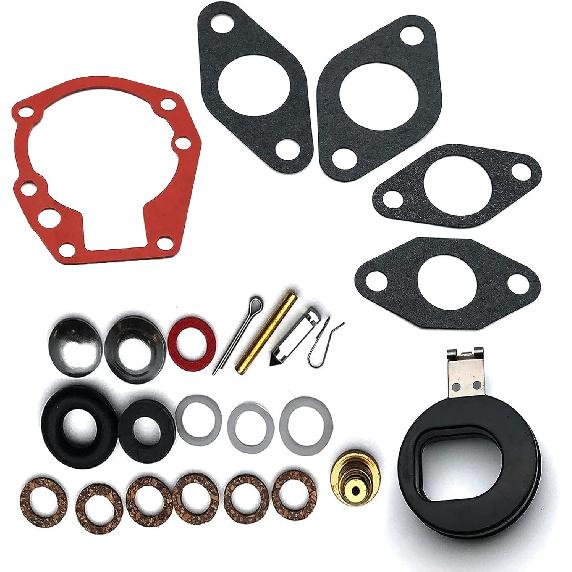 439071 Vergaser Reparatur Überholsatz passend für Johnson Evinrude 3PS 1952-1967 4PS 1965-1967 5PS 1965-1967 5.5 6PS 1954-1967 6PS 1969-1979 7.5PS