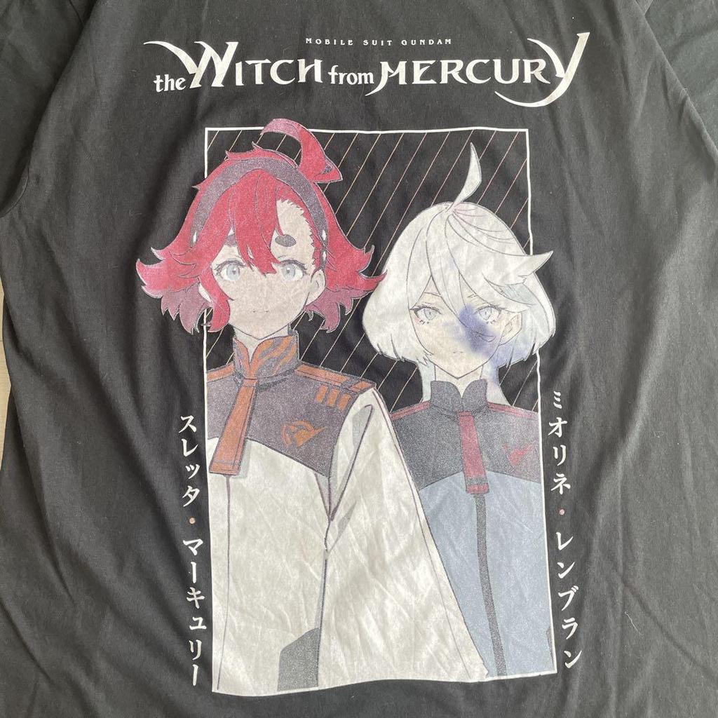 [USED] Official Overseas Anime T-Shirt: Witch of Mercury, Mobile Suit Gundam
