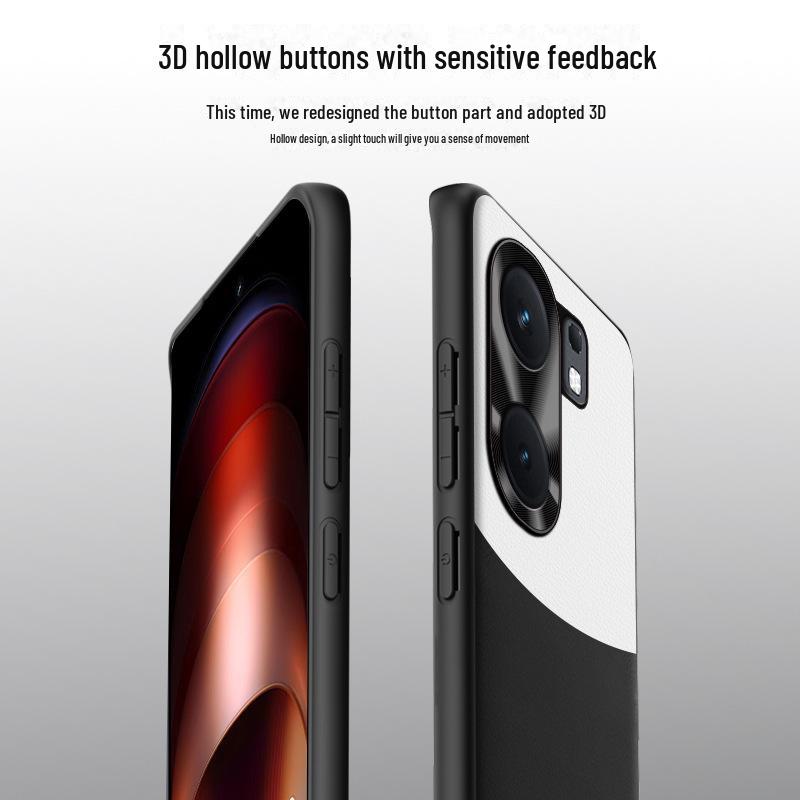 Schutzhülle aus flüssigem Leder für iQOO Neo9 - Fallschutz und Antifouling