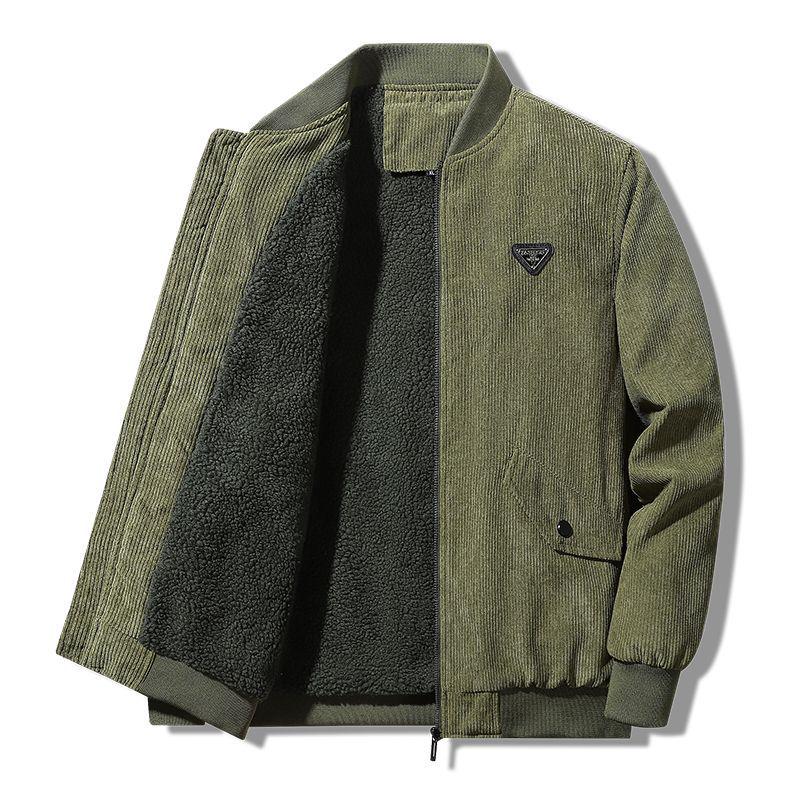 Men's Thin Velvet Corduroy Jacket for Spring and Autumn