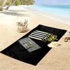 Sporting Charleroi Print Beach Towel, Large Soft Quick Dry Towel for Beach Camping Swimming
