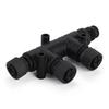 Replacement T Connector 4 Port M12 Thread for NMEA 2000 Networks T-Connector Universal Multi Port Connector