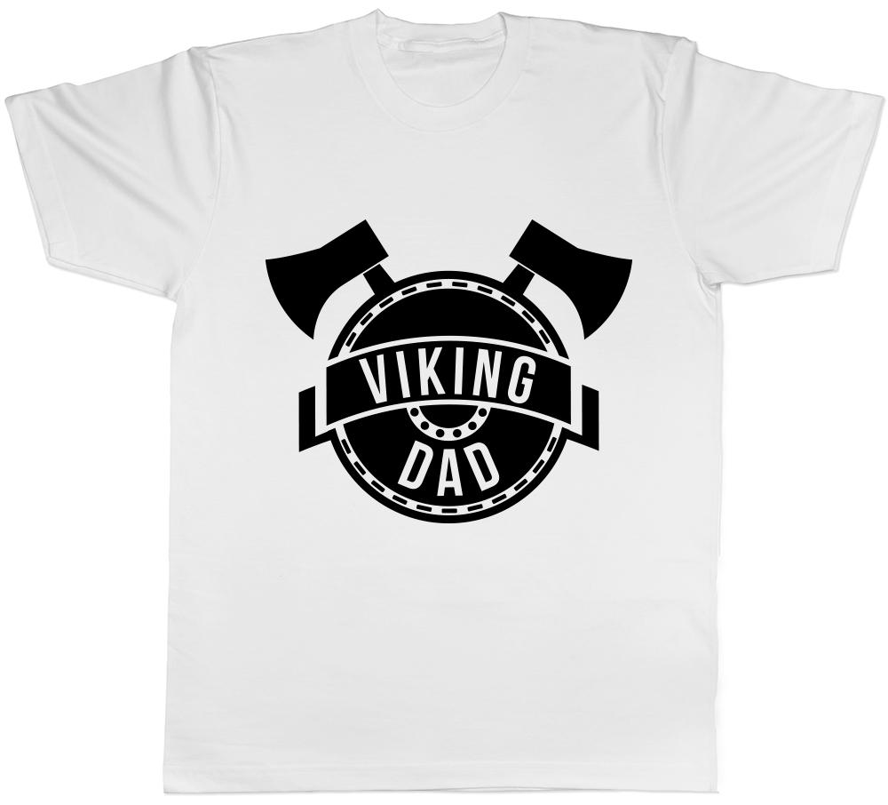 Viking Dad Fathers Day Birthday Unisexs TShirt Tee