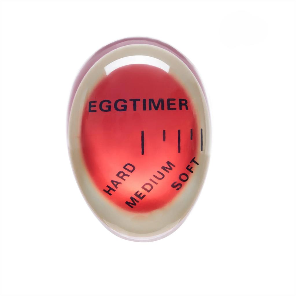 Egg Timer&Alarm Clock for Kitchen - Perfect Soft/Medium/Hard Boiled Eggs Decorative Cooking Tool with 3-Stage Doneness Indicator