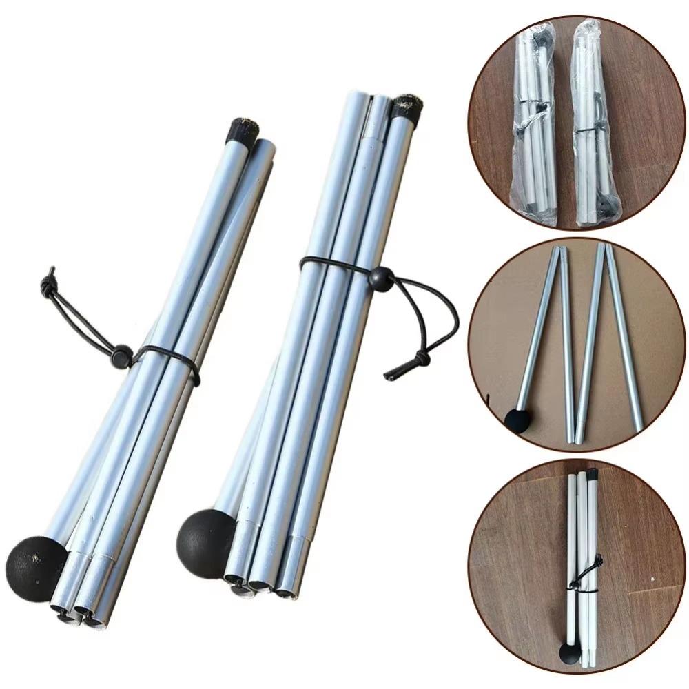 1.6/2M Beach Canopy Tent Pole Aluminum Alloy Shelter Tarp Pole  For Camping Party