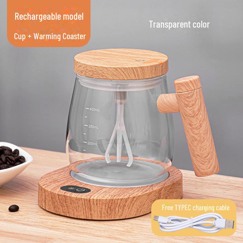 Electric Magnetic Stirring Coffee Cup - Portable, Rechargeable, and Easy To Use