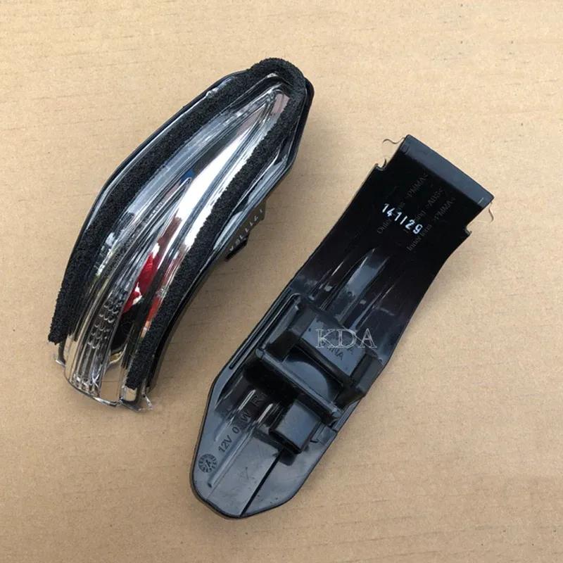 Auto Left Right Rear Heated Mirror Glass Cover Frame Turn Signal Light for Toyota Highlander 2015- KLUGER MK3 XU50 2015-2018