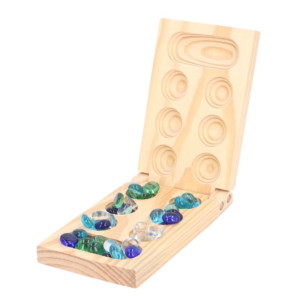 Folding African Stone Game Wooden Intellectual Logic Thinking Training Parent Child Interaction