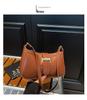 Geantă de umăr Crossbody Retro Chic Coreeană pentru Femei - Texturată, Elegantă, de Valoare Ridicată și Casual.