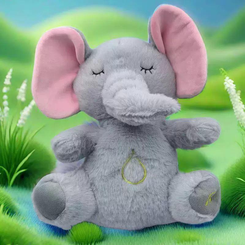 Bear-Themed Soothing Plush Toy for Babies