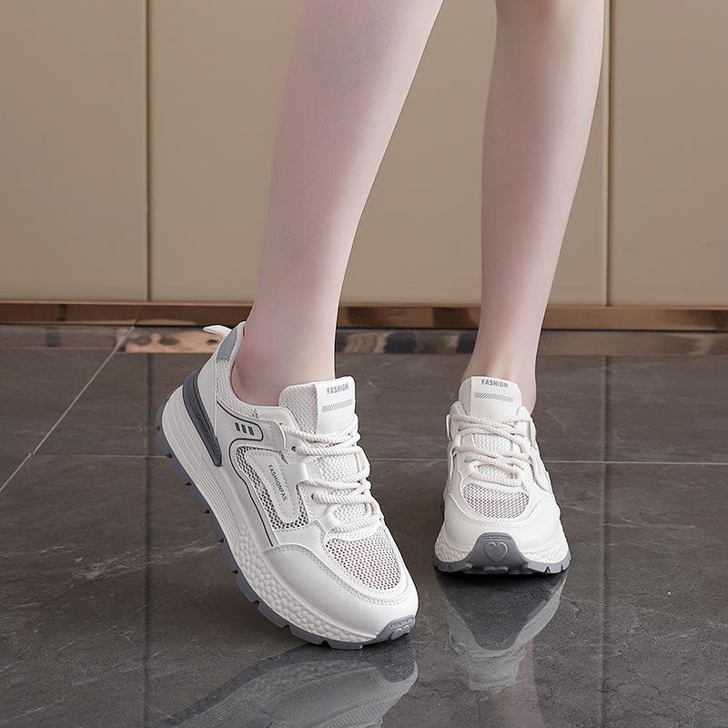 Mesh breathable Forrest Gump shoes women's 2025 summer new versatile fashion casual little white sports board shoes women's 8861-3