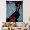 Blade Runner Replicant Tapestry Wall Hanging, Retro Film Noir Sci-Fi Art, Vintage Cyberpunk Wall Decor for Bedroom Dorm