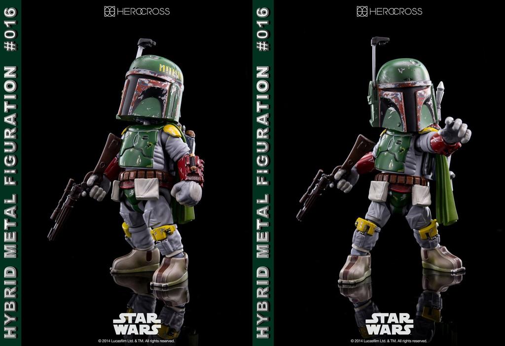 Hybrid Metal Figuration Star Wars Boba Fett Alloy Painted Movable Figure Non-Scale