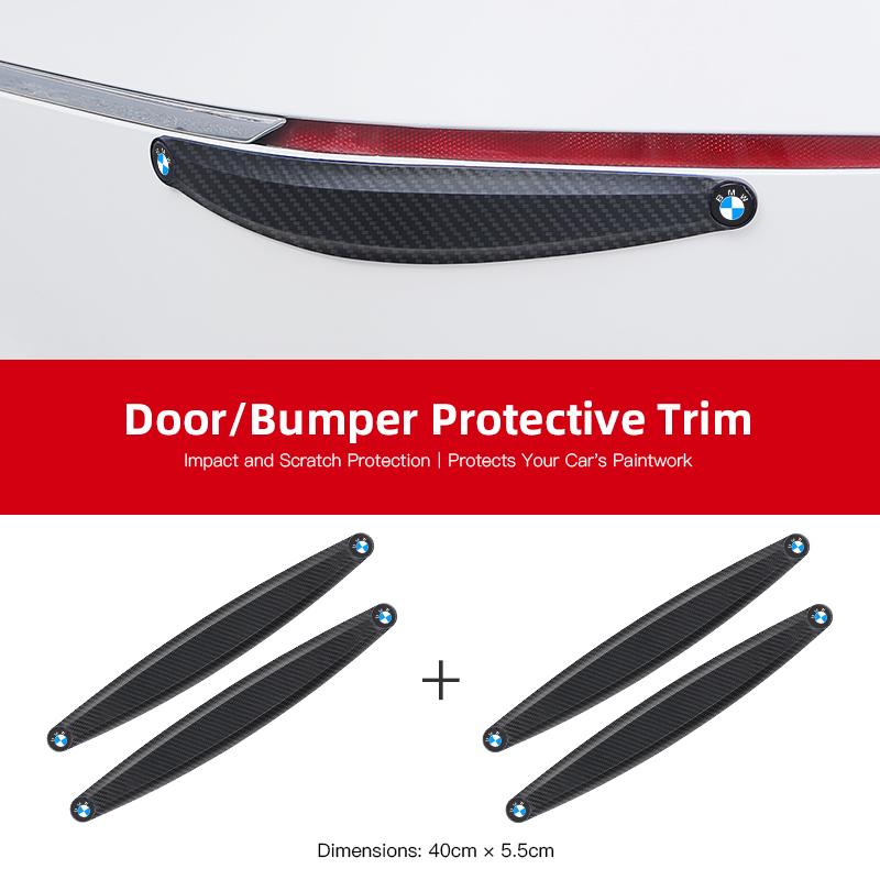 CXVA5 Anti Collision Car Bumper Guard Strip Car Stickers For BMW F30 F10 E90 F20 E46 E60 E70 E39 E36 Car Door Edge Guards Trim Molding