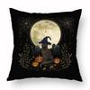 Vikama Moon Phases & Magical Creatures Pillow Covers Pattern Cushion Cover Suitable For Sofa Bedroom Car Pillow Cover Decor