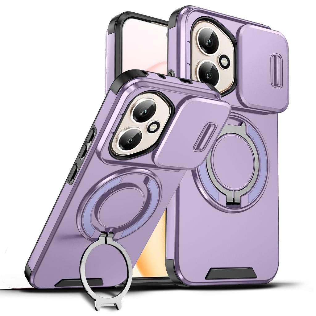 For Honor 400 Pro Slide Camera Protection Magnetic Stand Phone Case for Honor 400 Lite Defender Cover