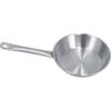 Stainless Steel Frying Pan Single Handle Fried Pan Cookware for Home induction Cooker8.7x2.0in
