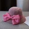 New Summer Bow Sun Hat Ladies Elegant Wide Brim Hat Female Sunscreen Vintage Hats Straw Beach Hat