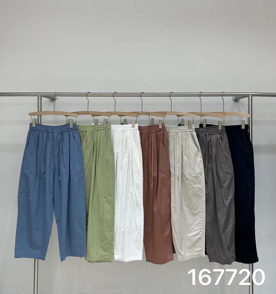 

Summer Thin Elastic High Waist Plus Size Harem Pants White