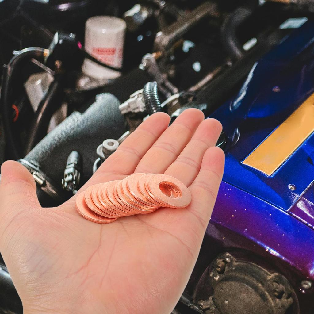 GLEAVI 100pcs Repair Machine Gasket Washer Body Repair Tool Dent Pull Ring Spot Welder