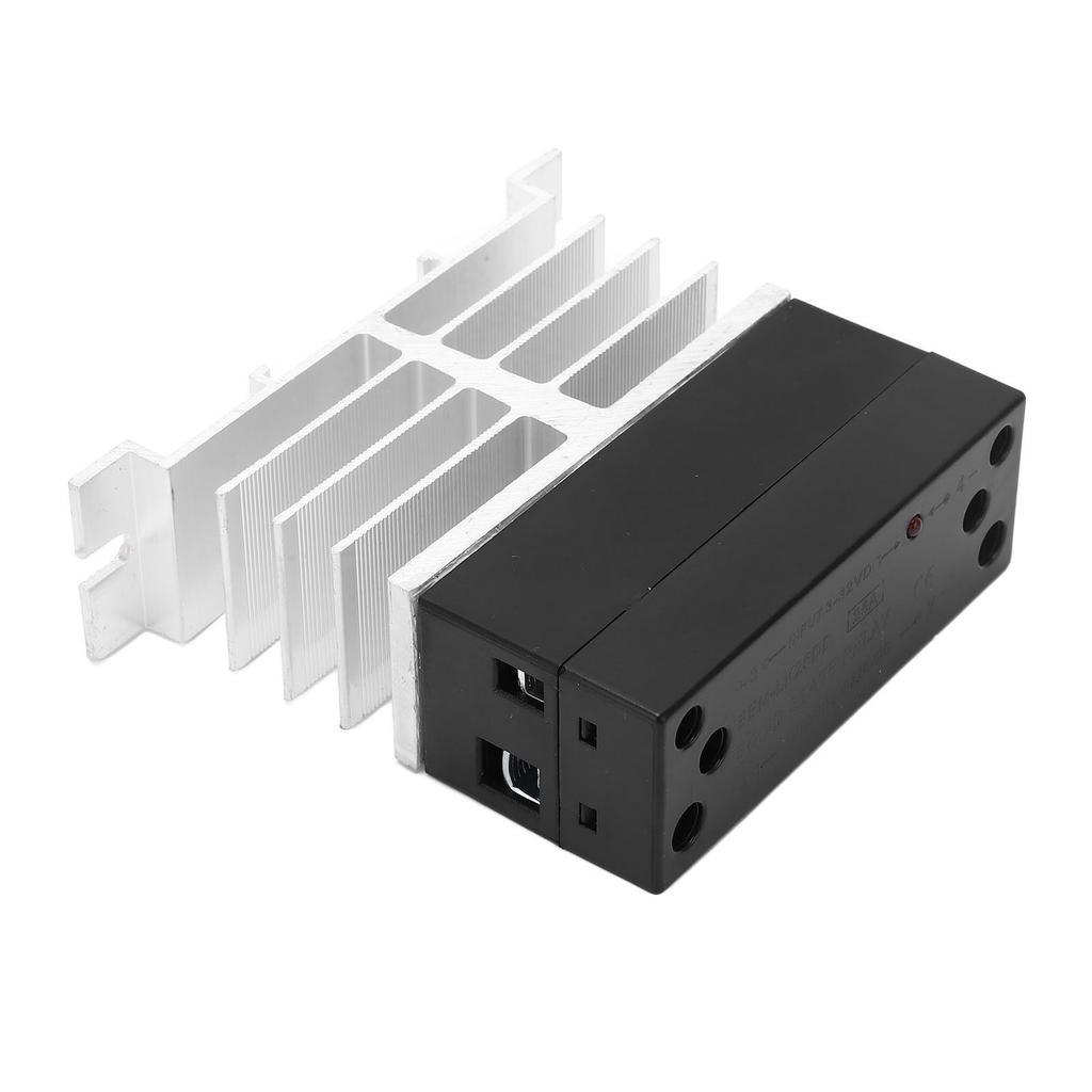 BERM Solid State Relay SSR Input 3‑32V DC Output 5‑220V DC 25A Electrical Equipment