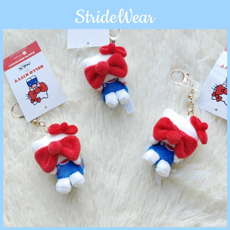 Keychain Plush Cute Bow Covers The Face Girls Backpack Pendant Gift