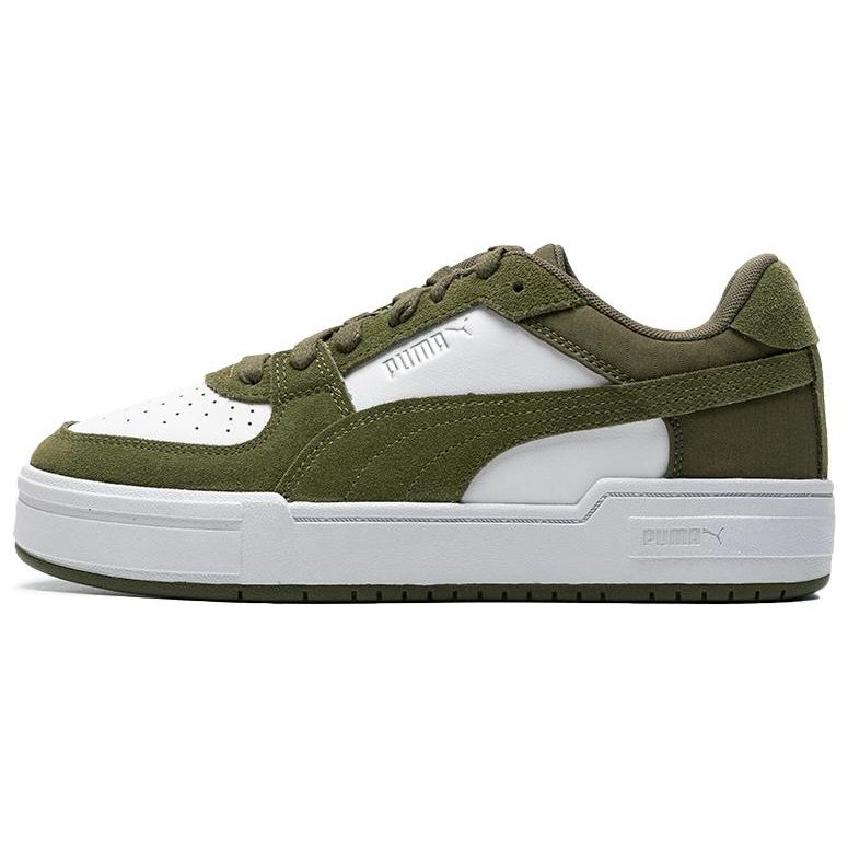 Puma Ca Pro Comfortable Shock Absorbing Durable Low-Top Sneakers Unisex Sneakers Green White 393277-02