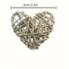 12Pcs Hand-woven Rattan Ornaments for Home, Festival, and Various Environmental Decorations To Enhance Environmental Beauty and Family Atmosphere
