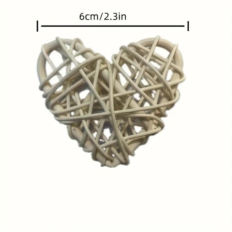 12Pcs Hand-woven Rattan Ornaments for Home, Festival, and Various Environmental Decorations To Enhance Environmental Beauty and Family Atmosphere