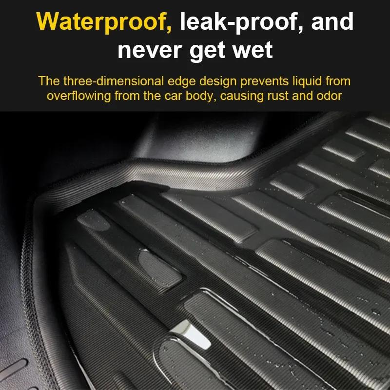 For Kia Sportage 4 QL GT-Line 2016- EVA Car Rear Trunk mat Anti-Slip Waterproof Protective Storage Pad Carpet Accessories