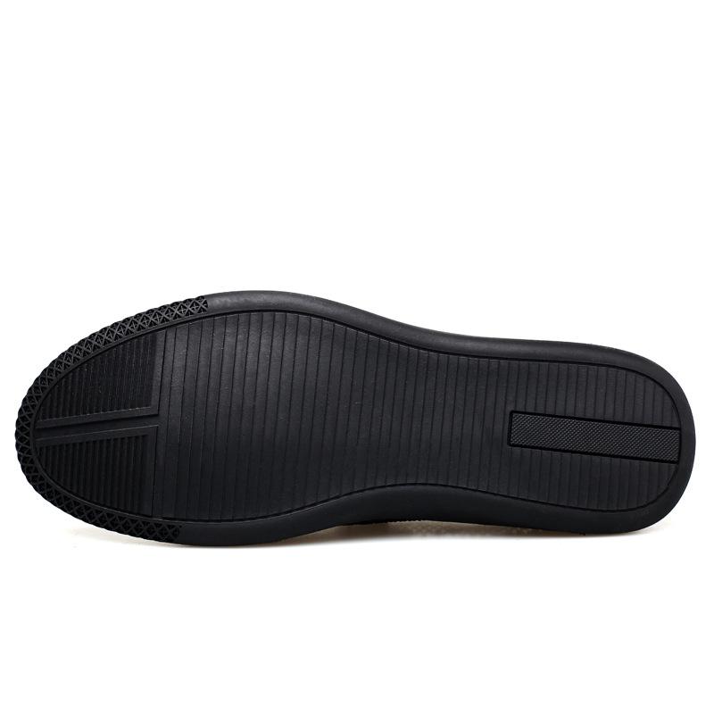 Cross-border large size 2025 summer new men's shoes, soft sole soft surface hollow shoes mesh shoes, youth outdoor casual shoes