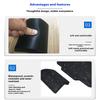 1 Set Universal Self-Adhesive Shockproof Moto Rear Top Case Box Luggage Cushion Motorcycle Passenger Backrest Back Pad