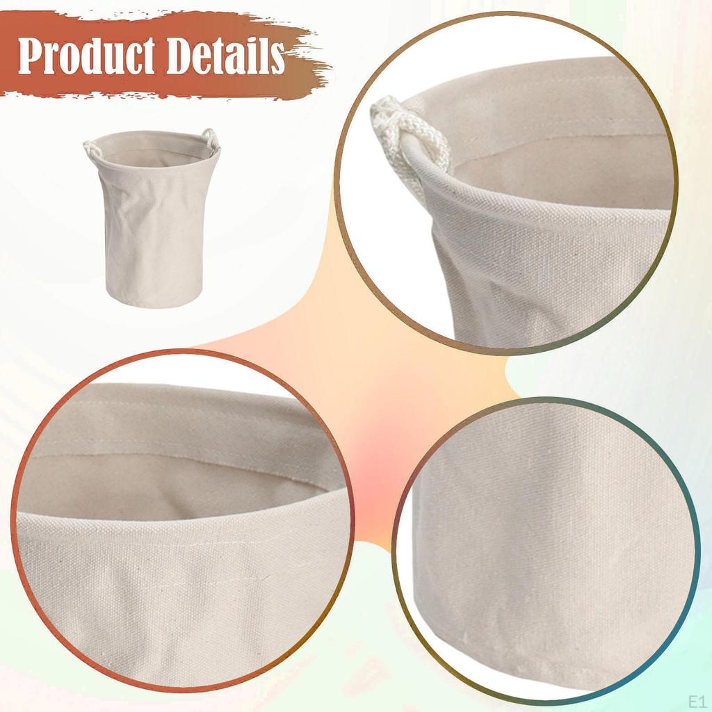 Canvas Tool Storage Bag Gear Pouch Portable Insulated Container Organizer Utility Sack for Work