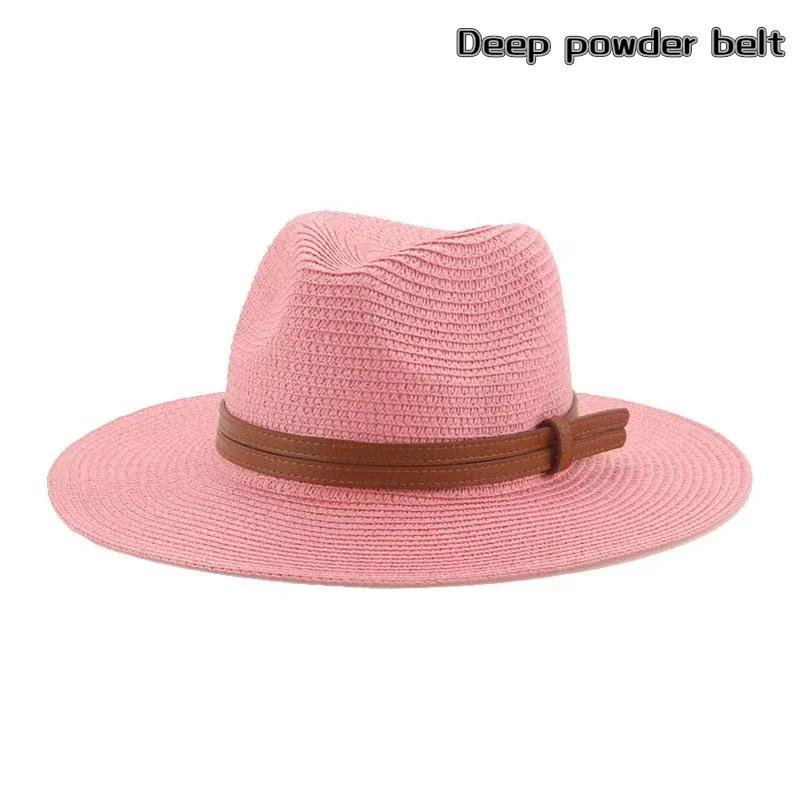New Men's and Women's Bob Ricard Bucket Sun Hat Ribbon Straw Hat Summer Panama Outdoor Party Picnic Sunshade Basin Cap Sale