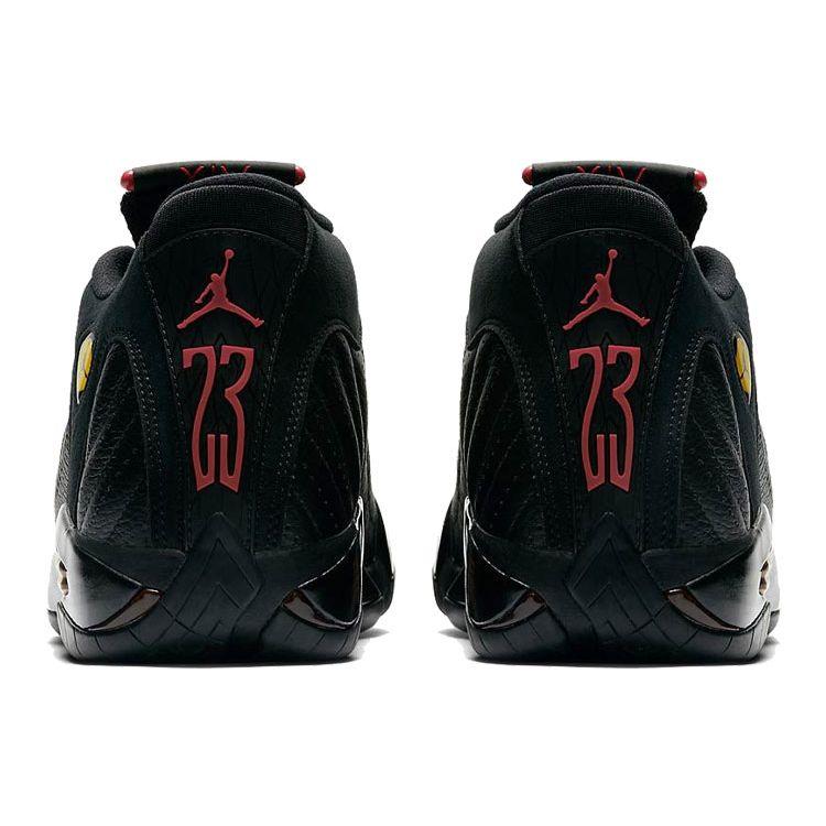 Air Jordan 14 Retro Last Shot 2018 Men Sneakers Black Varsity-Red 487471-003