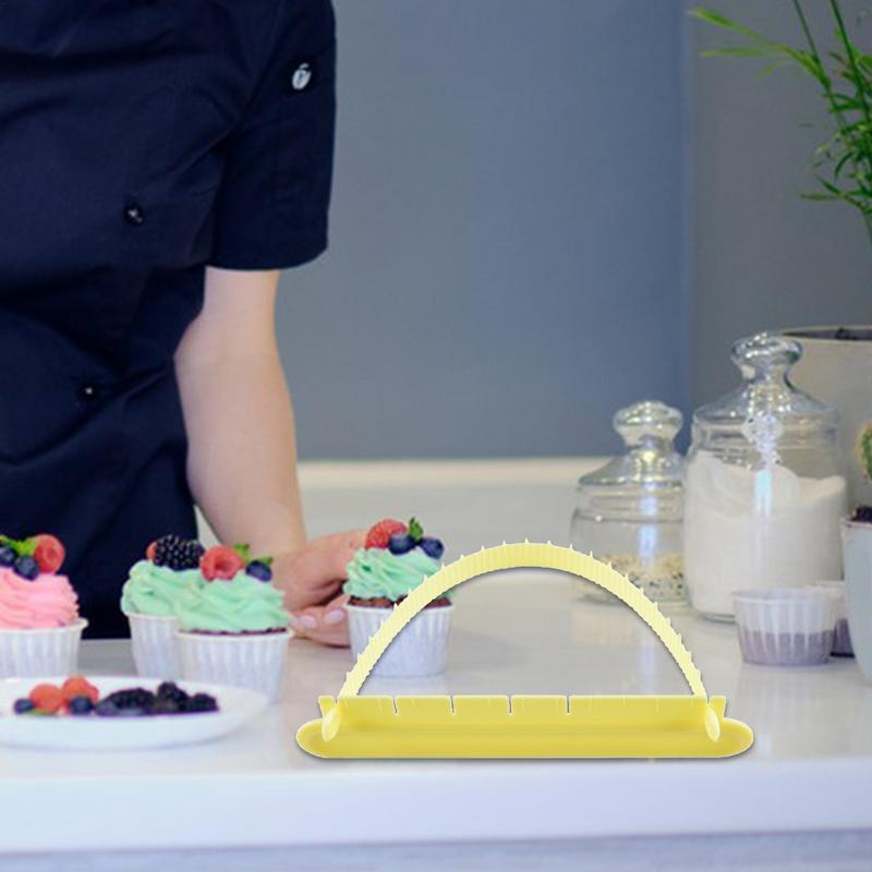 Pastry Ruler Fondant Cake Arc Curved Baking Tool Candy Decoration For Chocolate Cream Enthusiasts Beginners Bakers Daily Use