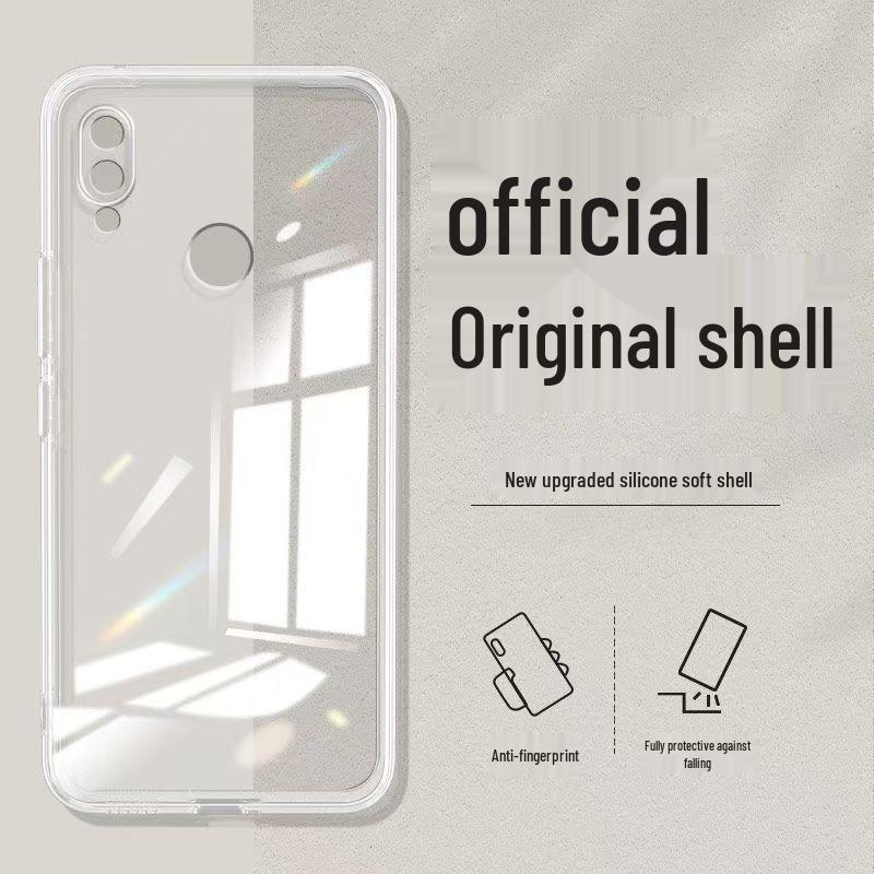 Redmi Note 7 Pro Liquid Silicone Solid Color Anti-Fall Case