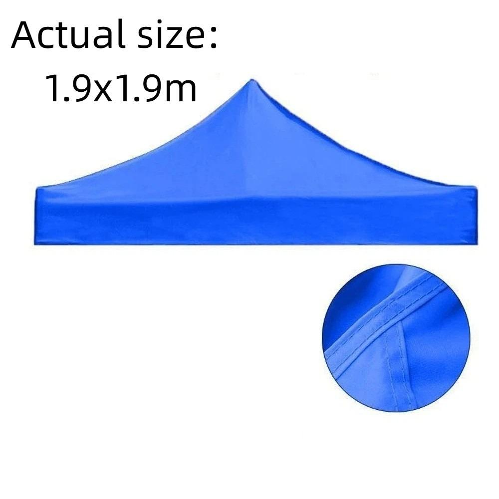 420D Oxford Cloth Gazebo Top Cover Sun Blocking Waterproof Tent Canopy Thick Reinforced Corner Foldable Canopy Top Replacement