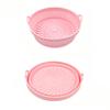Reusable Silicone Fryer - Round Foldable Baking Liner for Fryer and Oven
