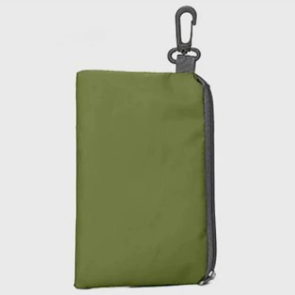 High Quality with Hook Zipper Outdoor Waterproof Bag Pure Color 12*18cm Camping Hiking Storage Bag 10 colors Pocket Pouch