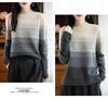 100% Pure Wool Half-High Neck Autumn/Winter Sweater: Soft, Thick, and Stylish Women's Base Layer Pullover