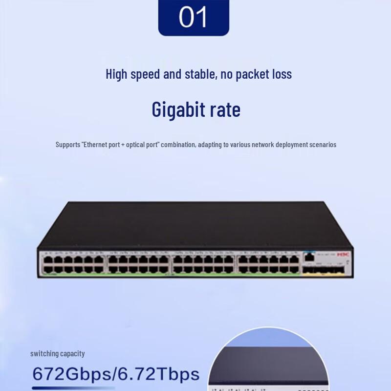 H3C S5130V2-52S-LI Managed Enterprise Gigabit Switch