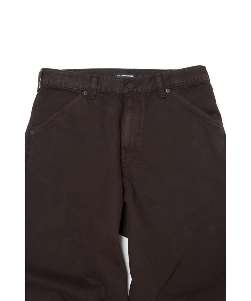 Haechinglum Wide Curve Jeans Brown