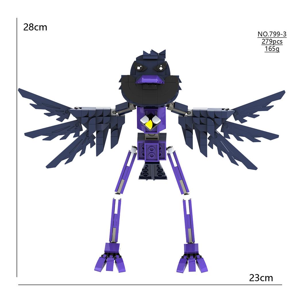 Smiling Poppy4 Critters Game Characters Building Blocks Toys Kidss Toys Puzzle